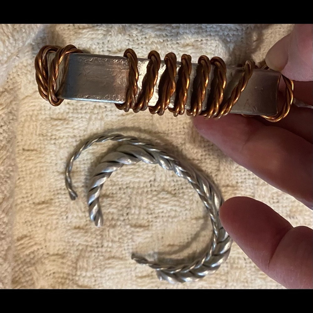 Handmade Copper & Steel Bracelets